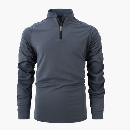 Men's Half-Zip Long Sleeve Sweater