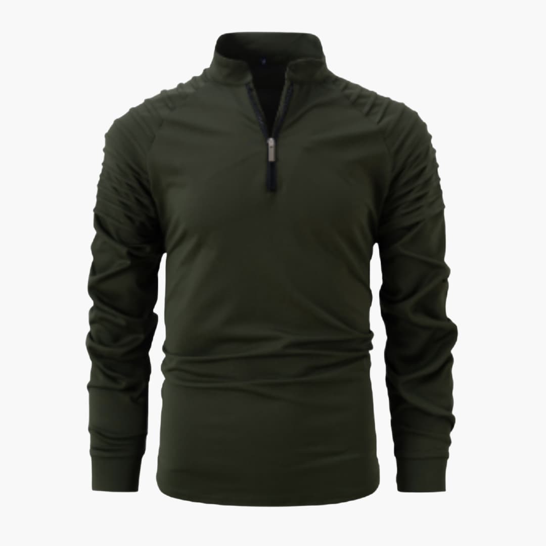 Men's Half-Zip Long Sleeve Sweater