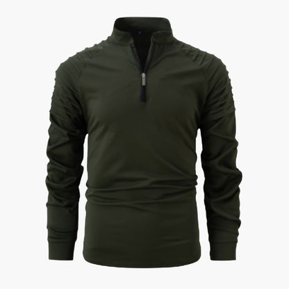 Men's Half-Zip Long Sleeve Sweater