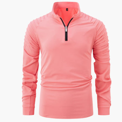 Men's Half-Zip Long Sleeve Sweater