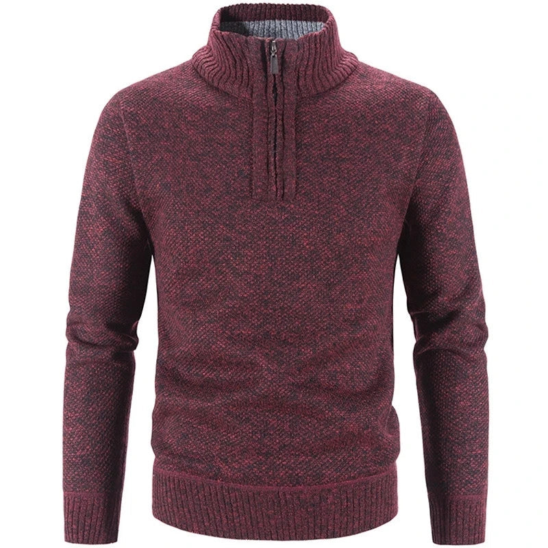 Men's Half Zip Sweater - Comfortable and Stylish Layering