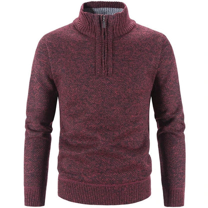 Men's Half Zip Sweater - Comfortable and Stylish Layering