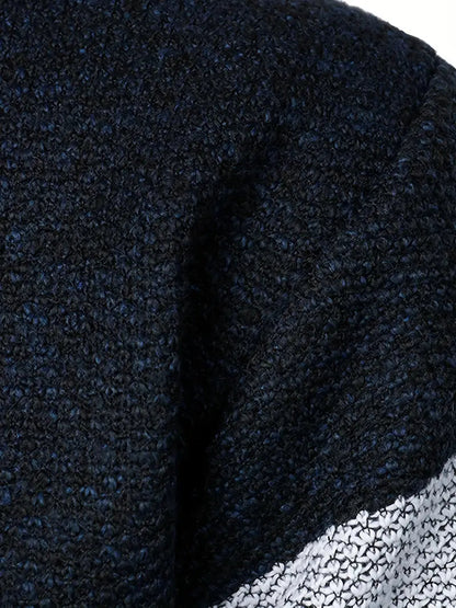 Men's Half Zip Sweater - Modern Knitted Design