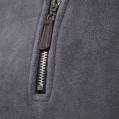 Men's Half-Zip Sweater for Cozy Autumn Wear
