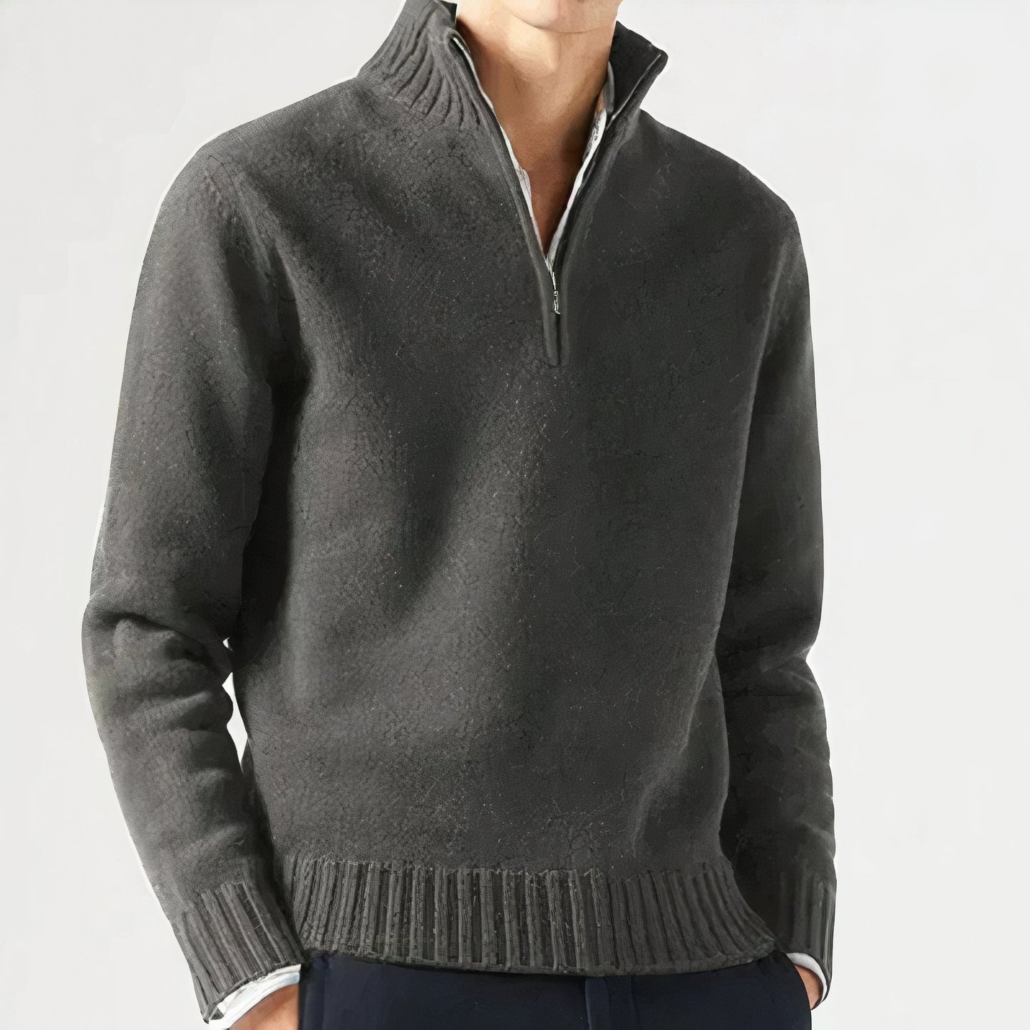 Men’s Half Zip Sweater for Winter