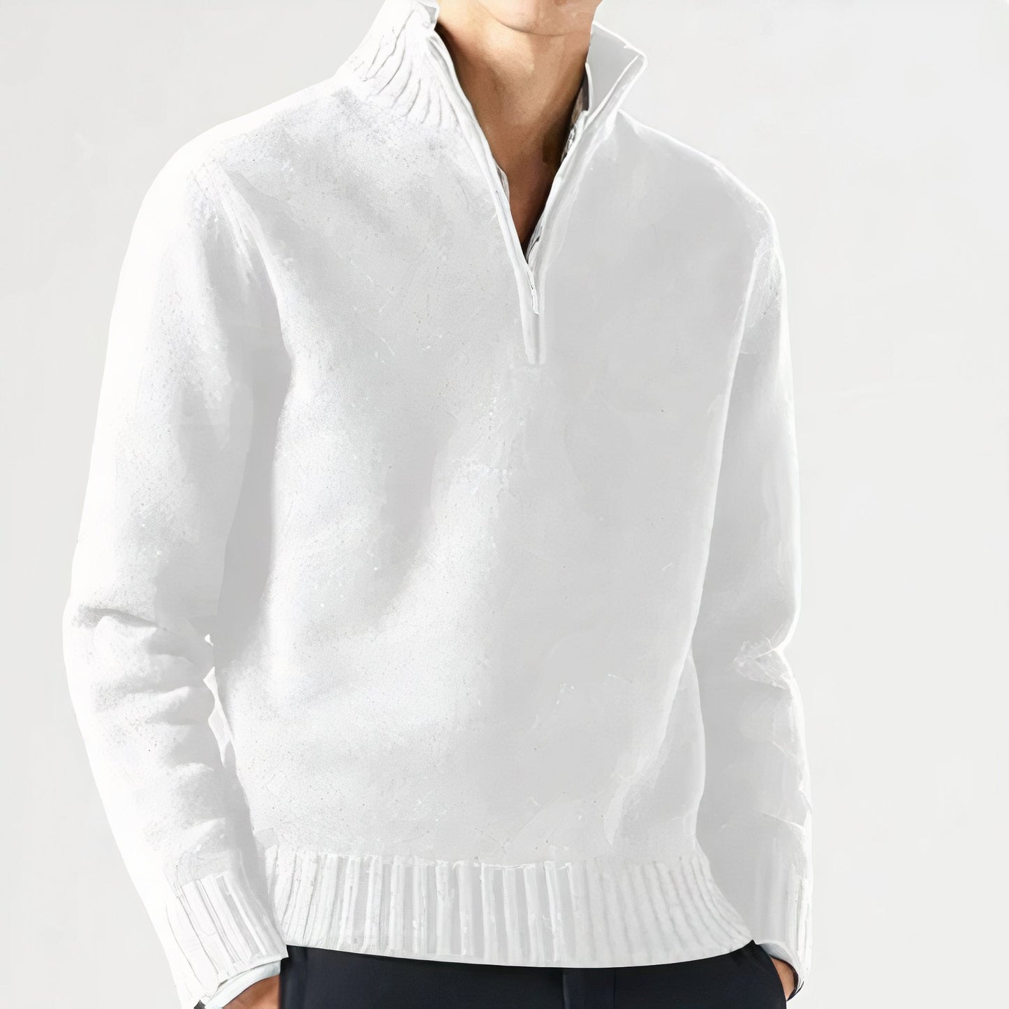 Men’s Half Zip Sweater for Winter