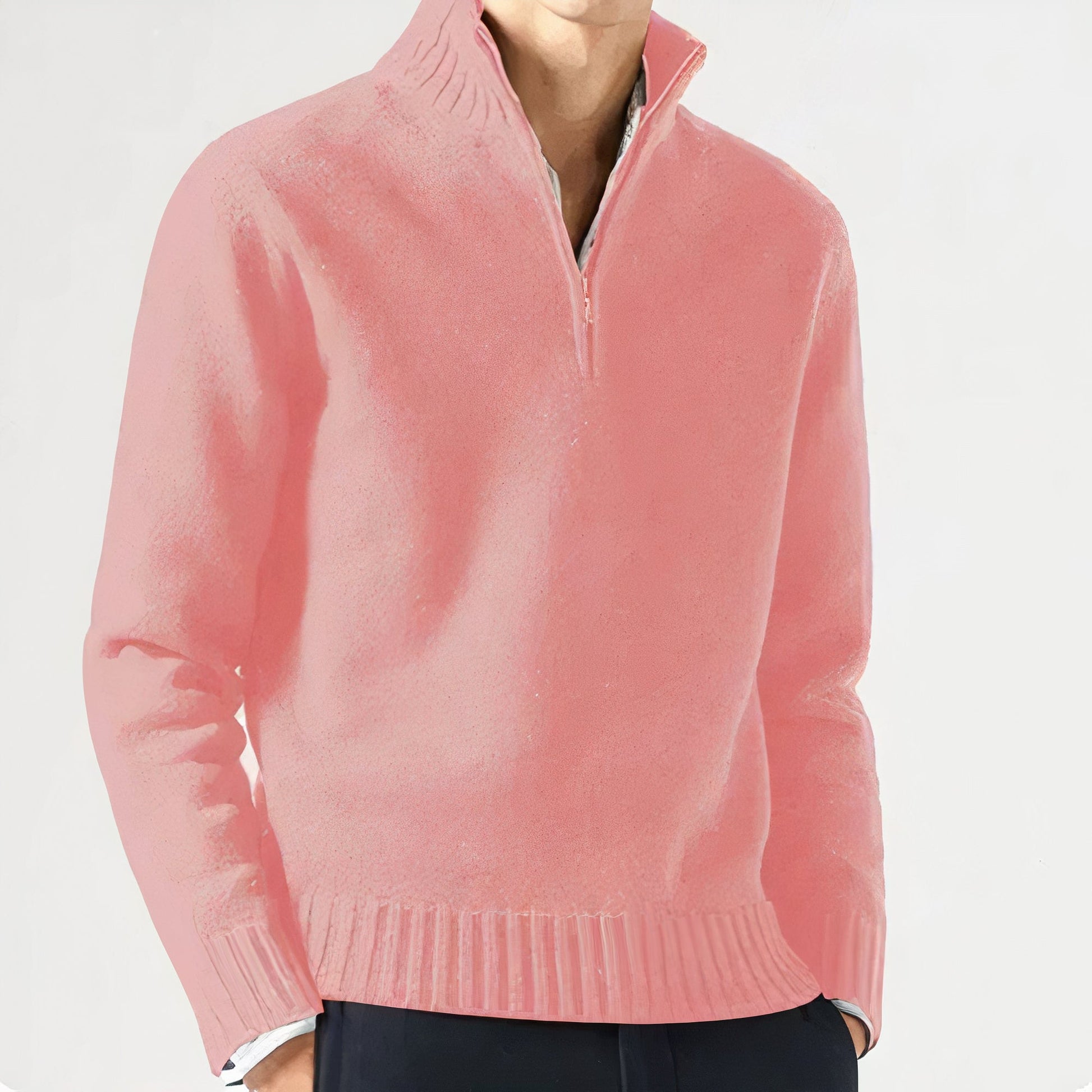 Men’s Half Zip Sweater for Winter