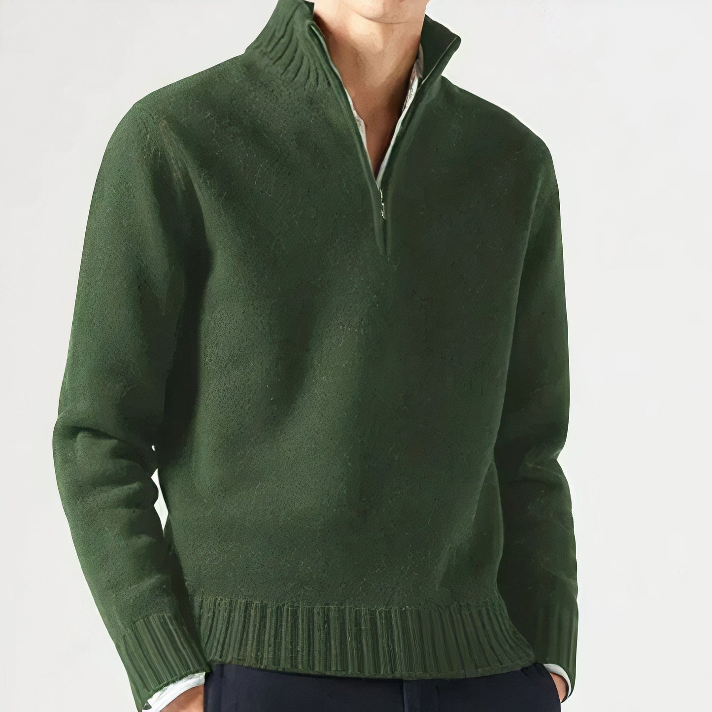 Men’s Half Zip Sweater for Winter