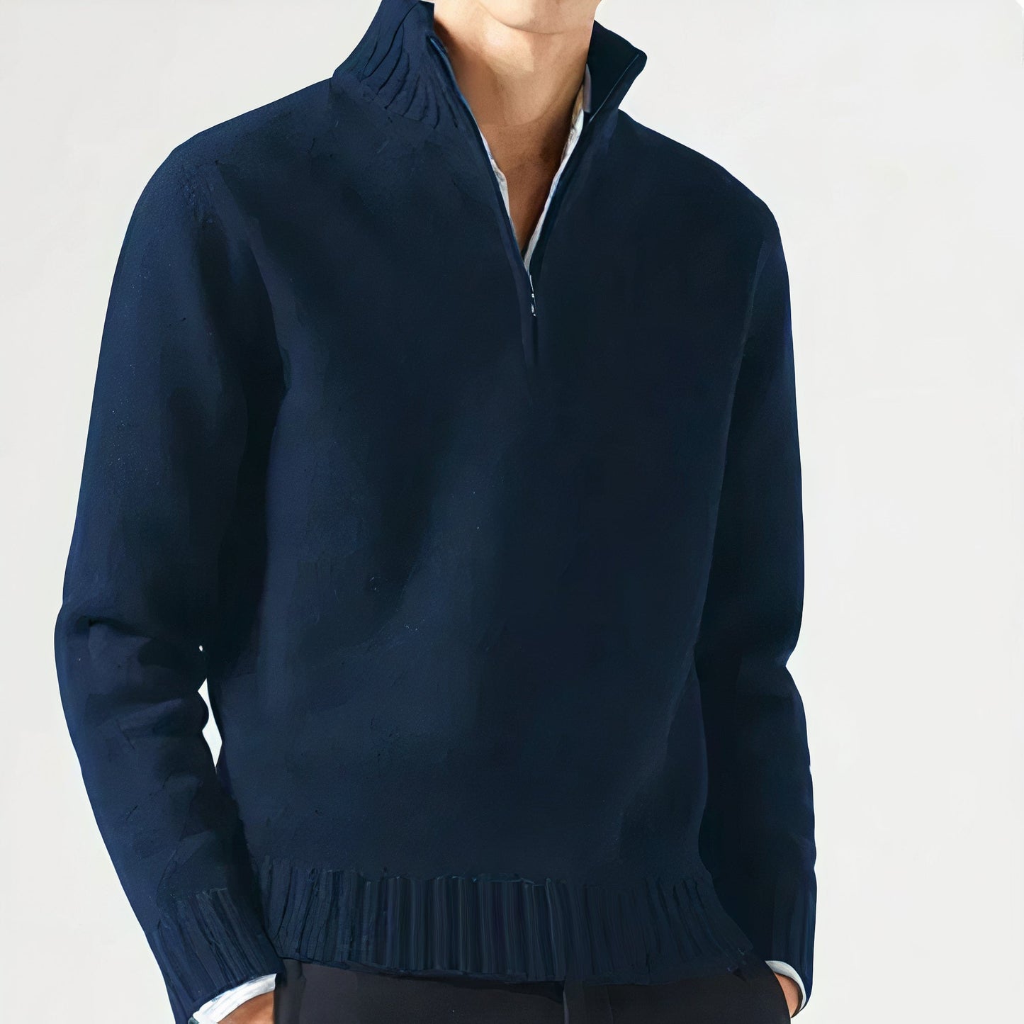 Men’s Half Zip Sweater for Winter