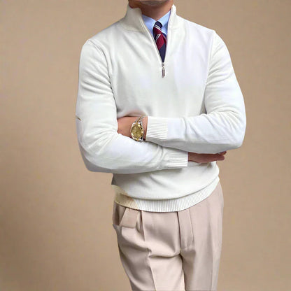 Men's Half-Zip Sweater with Modern Style