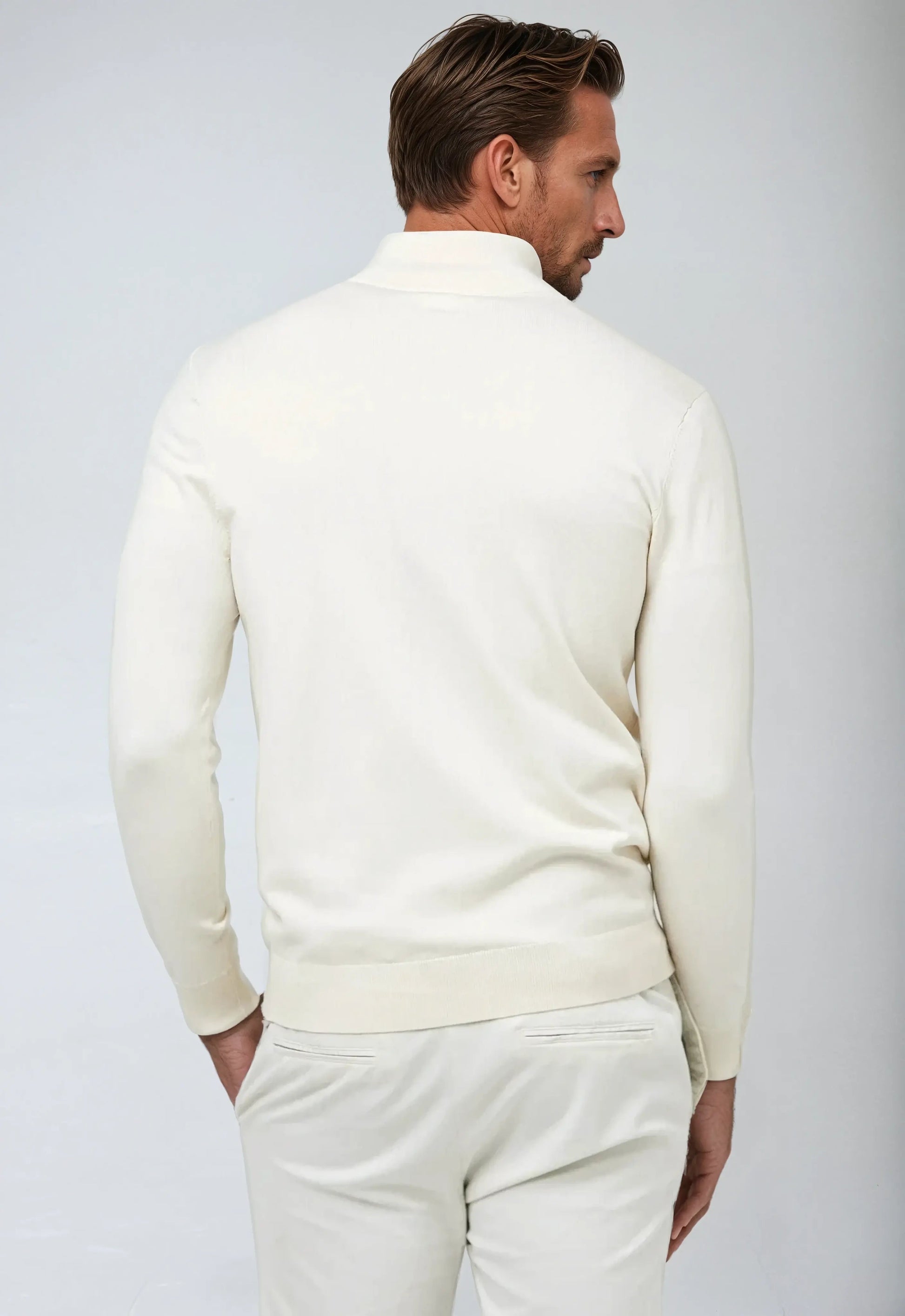 Men's Half-Zip Sweatshirt - Casual Fit Pullover Sweatshirt