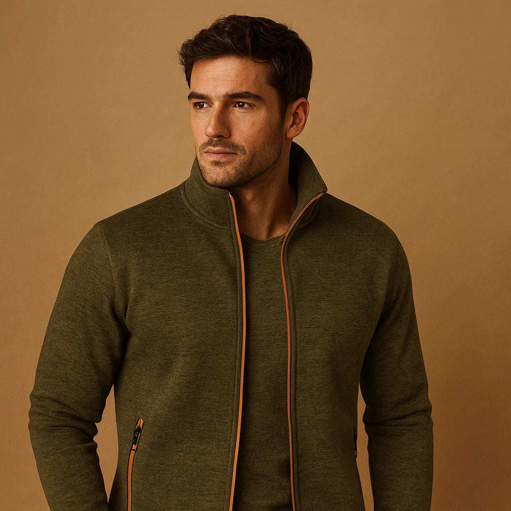 Men's Handmade Zip-Up Vest