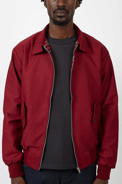 Men's Harrington Cardigan with Multi-Layer Lining