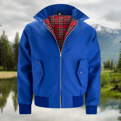 Men's Harrington Cardigan with Multi-Layer Lining