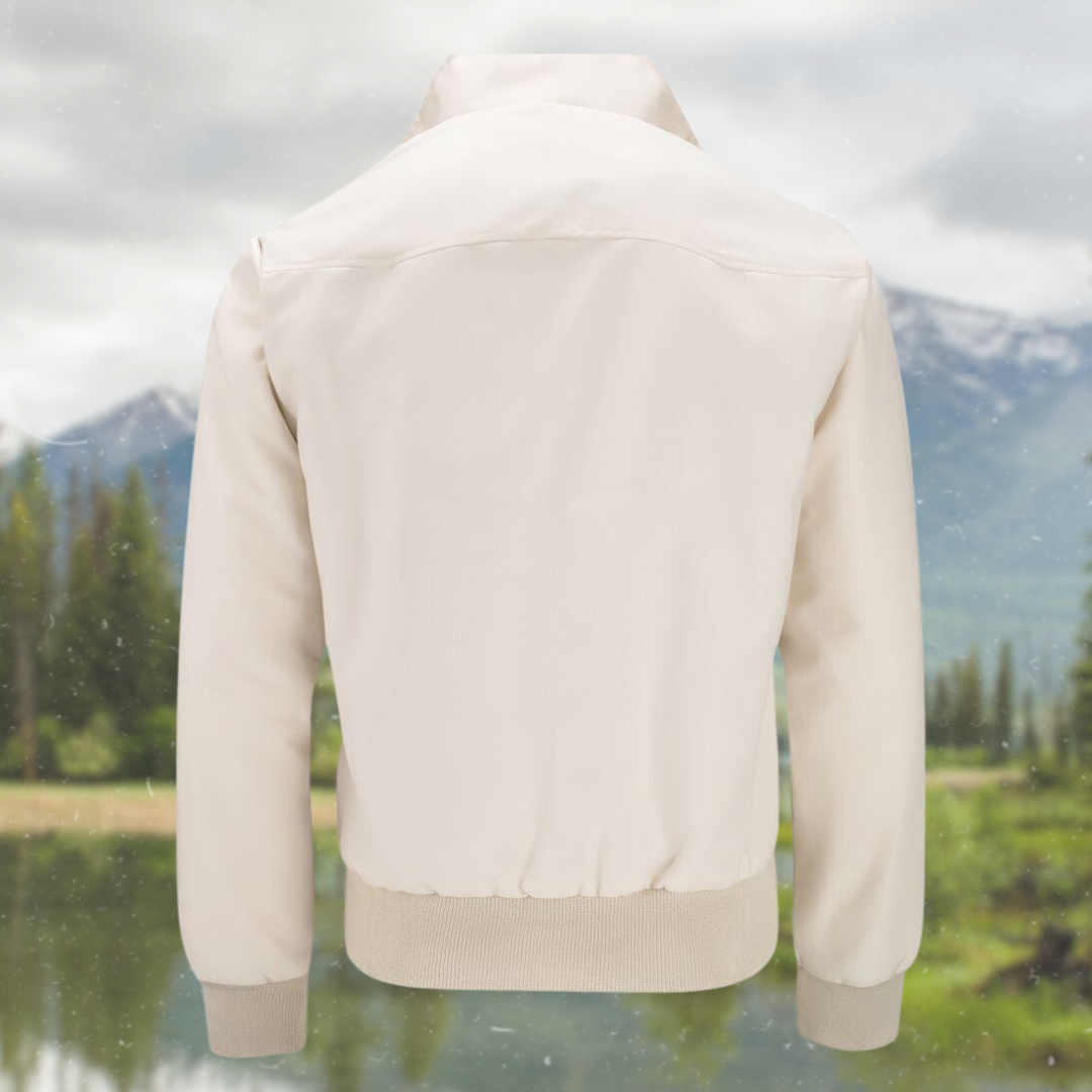 Men's Harrington Cardigan with Multi-Layer Lining