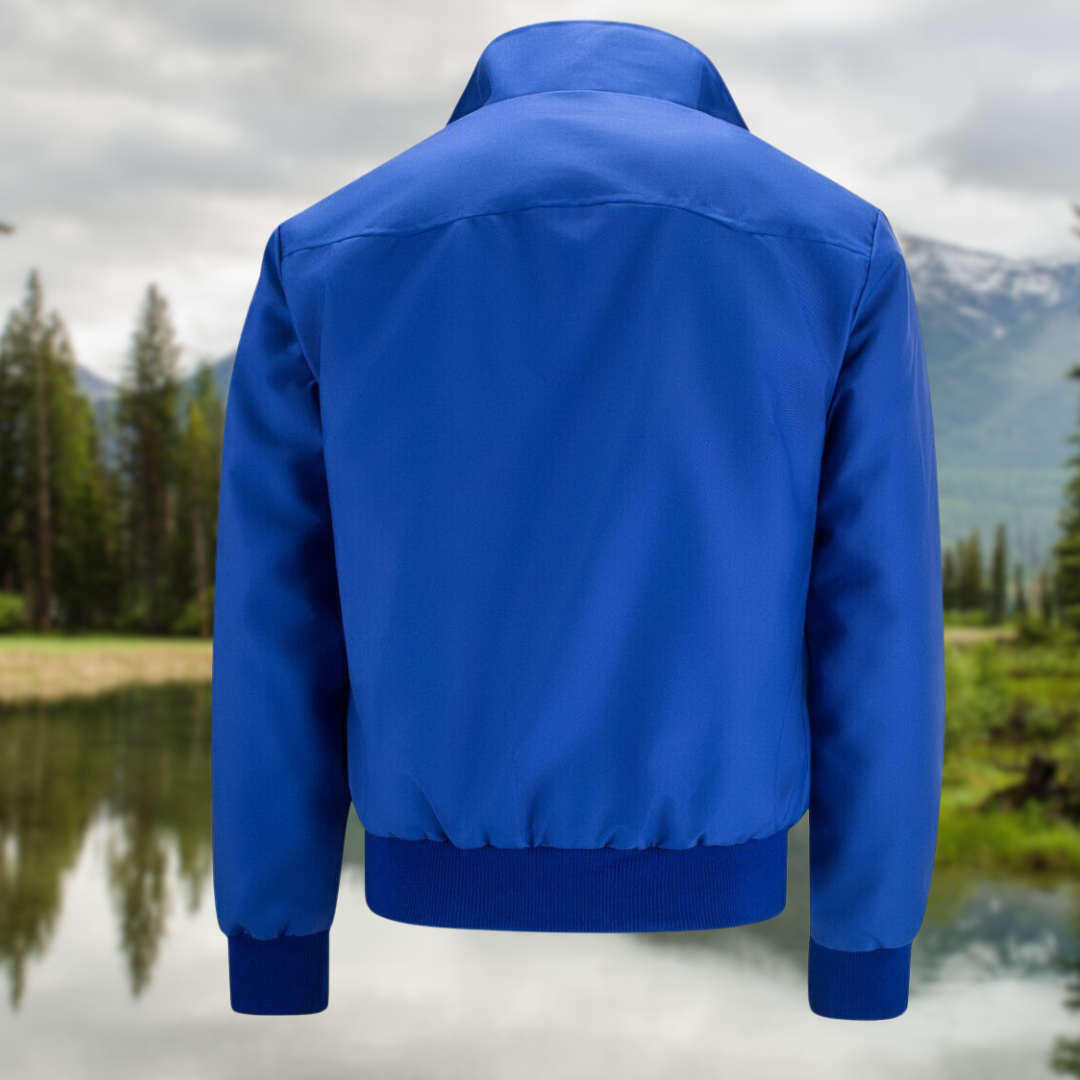 Men's Harrington Cardigan with Multi-Layer Lining