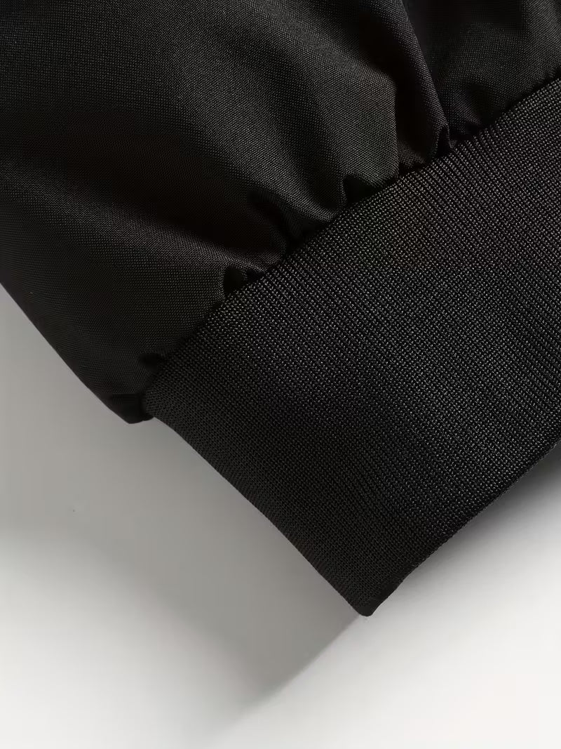 Men's Hooded Checked Winter Jacket with Quilted Lining