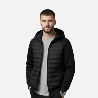 Men's Hooded Lightweight Quilted Puffer Jacket