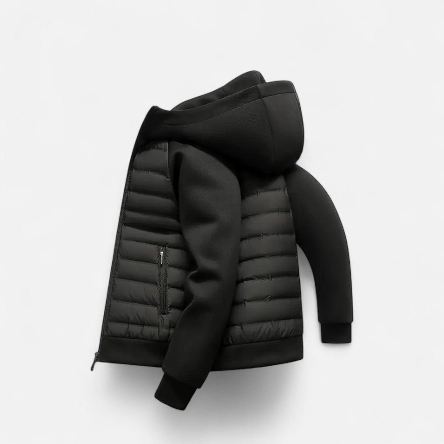 Men's Hooded Lightweight Quilted Puffer Jacket