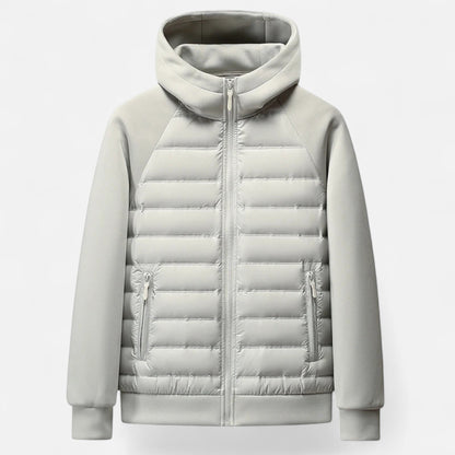 Men's Hooded Lightweight Quilted Puffer Jacket