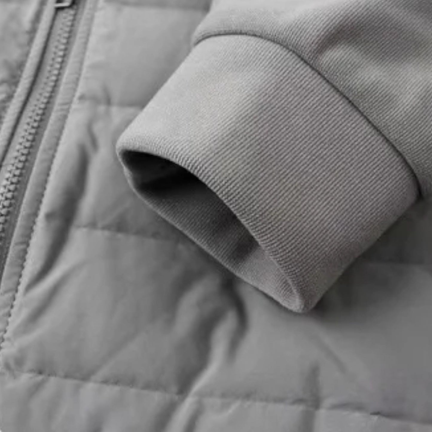 Men's Hooded Lightweight Quilted Puffer Jacket