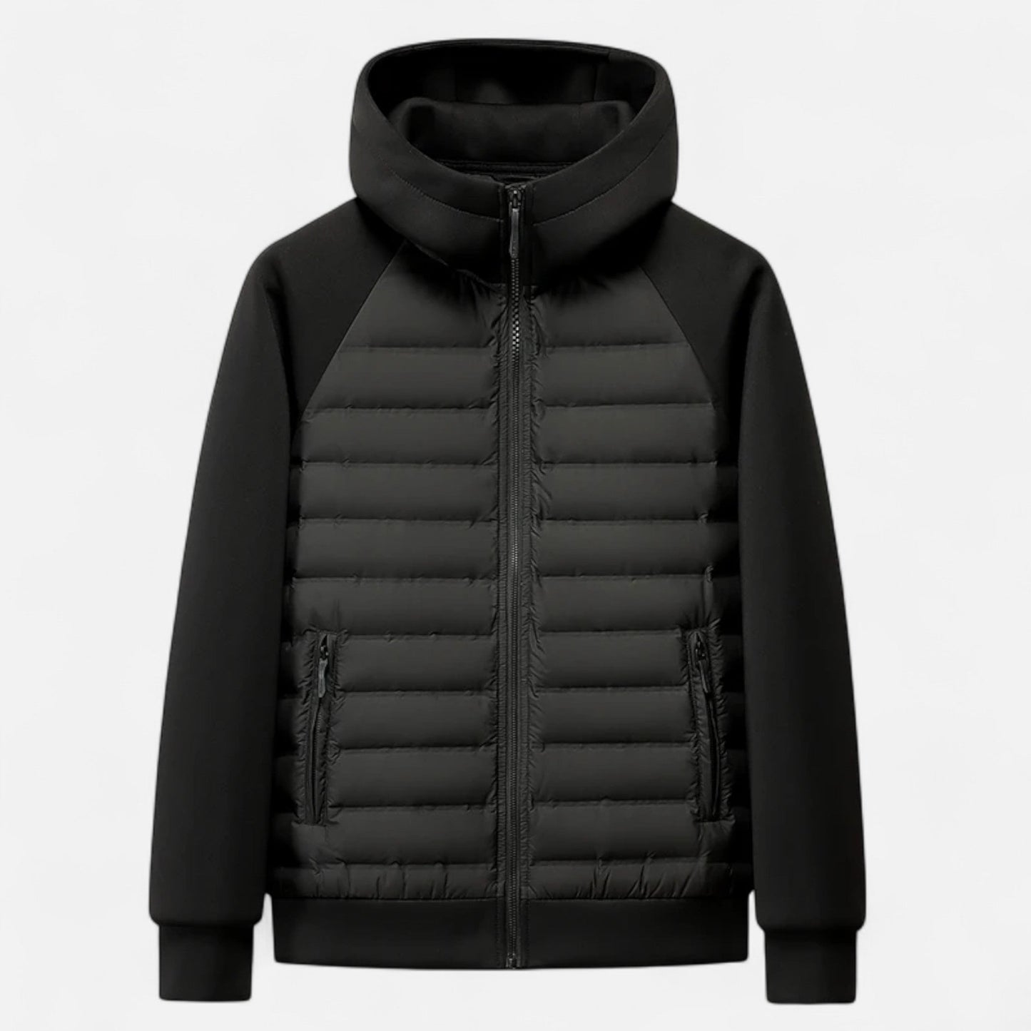 Men's Hooded Lightweight Quilted Puffer Jacket