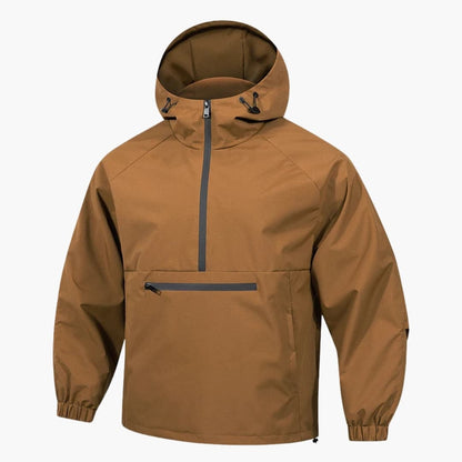 Men's Hooded Softshell Jacket with Zip Pocket