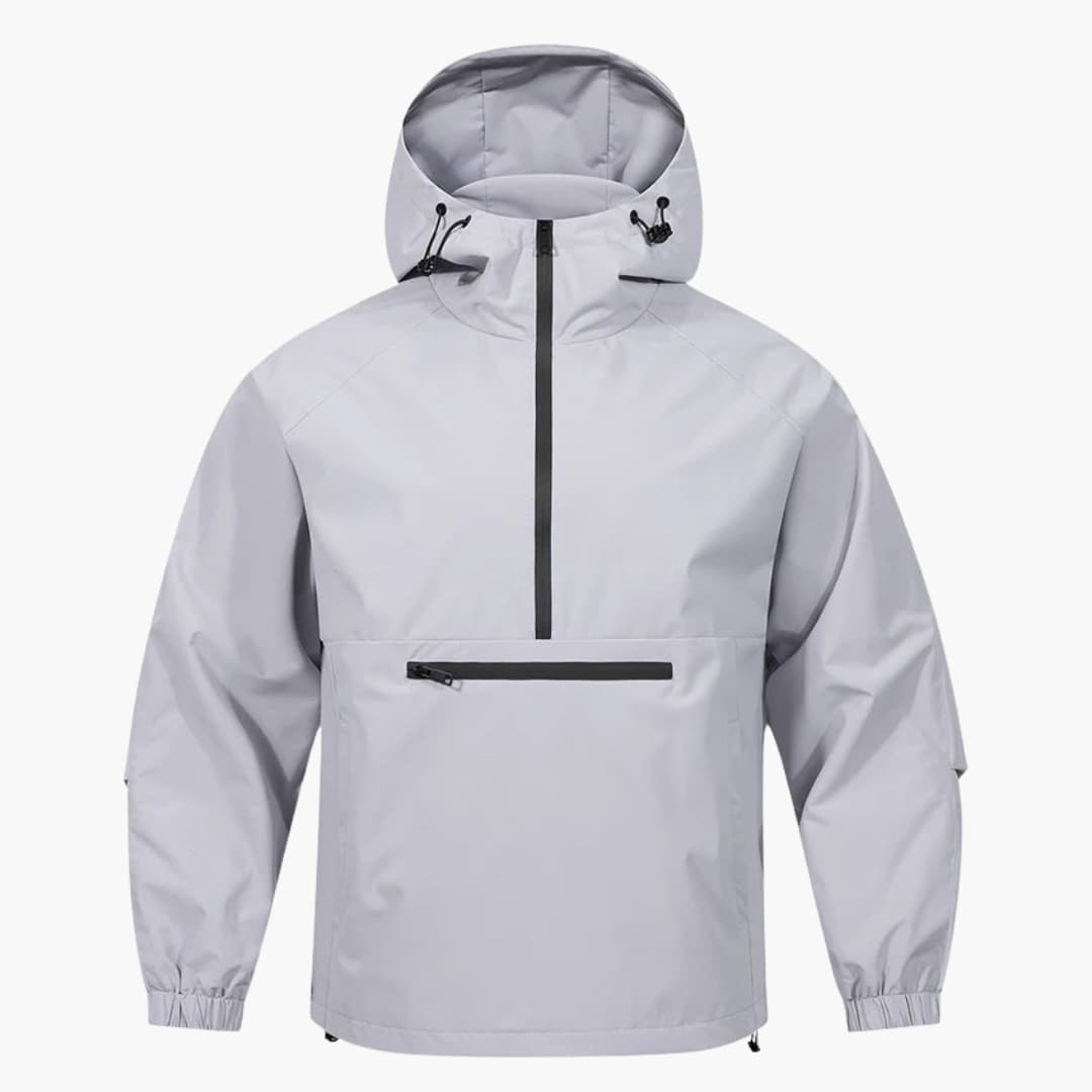 Men's Hooded Softshell Jacket with Zip Pocket
