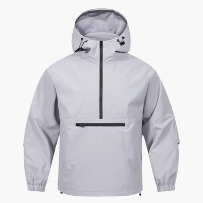 Men's Hooded Softshell Jacket with Zip Pocket