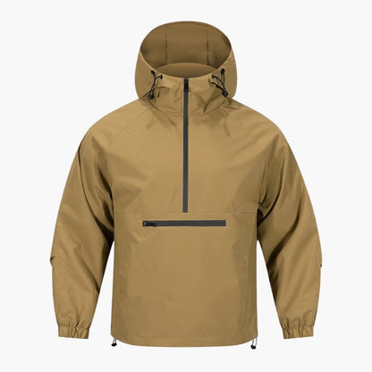 Men's Hooded Softshell Jacket with Zip Pocket