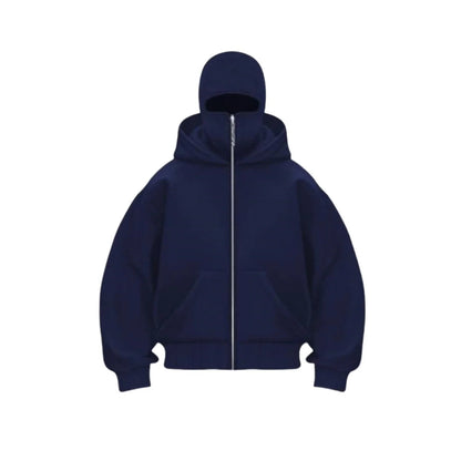 Men's Hooded Sports Sweatshirt with Balaclava