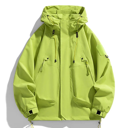 Men's Hooded Waterproof Windbreaker Jacket