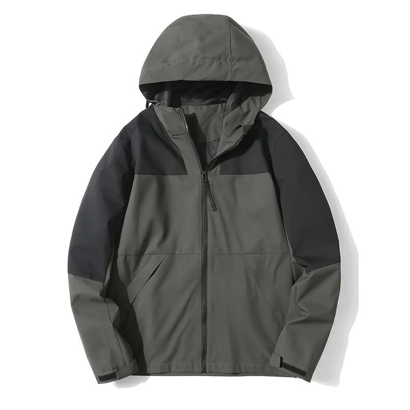 Men's Hooded Windbreaker Jacket