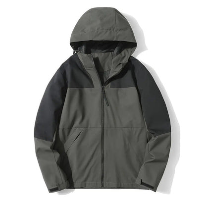 Men's Hooded Windbreaker Jacket