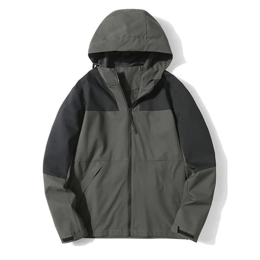 Men's Hooded Windbreaker Jacket