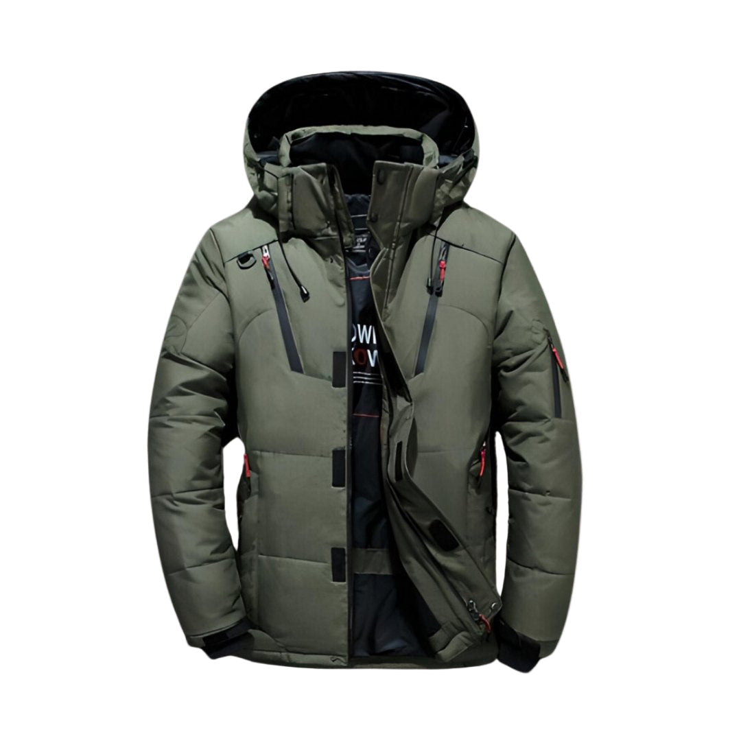 Men's Insulated Weatherproof Hooded Jacket