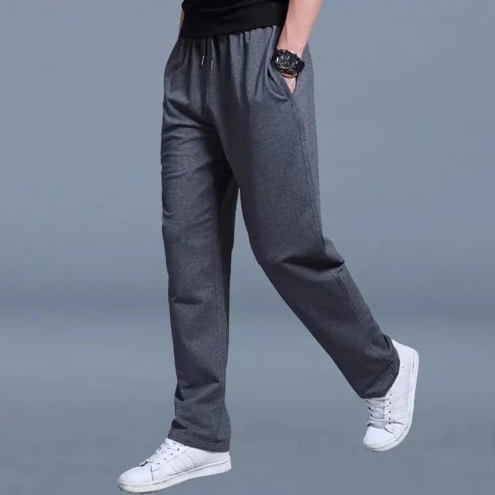 Men's Jogger Pants with Drawstring and Pockets