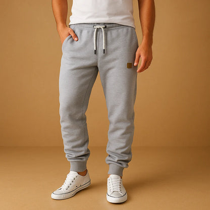 Men's Jogging Pants with Adjustable Waistband and Pockets
