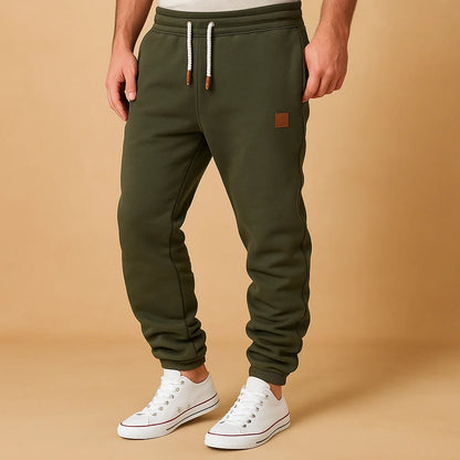 Men's Jogging Pants with Adjustable Waistband and Pockets