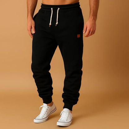 Men's Jogging Pants with Adjustable Waistband and Pockets