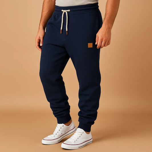 Men's Jogging Pants with Adjustable Waistband and Pockets