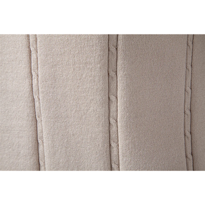 Men's Knit Polo Shirt with Vertical Texture