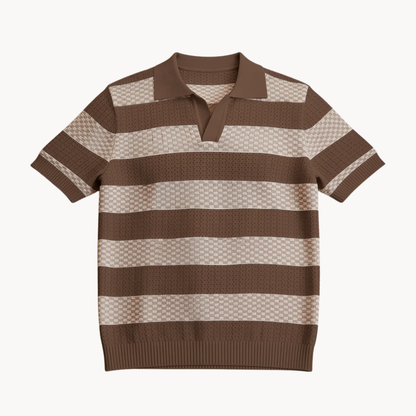 Men's Knitted Polo Shirt