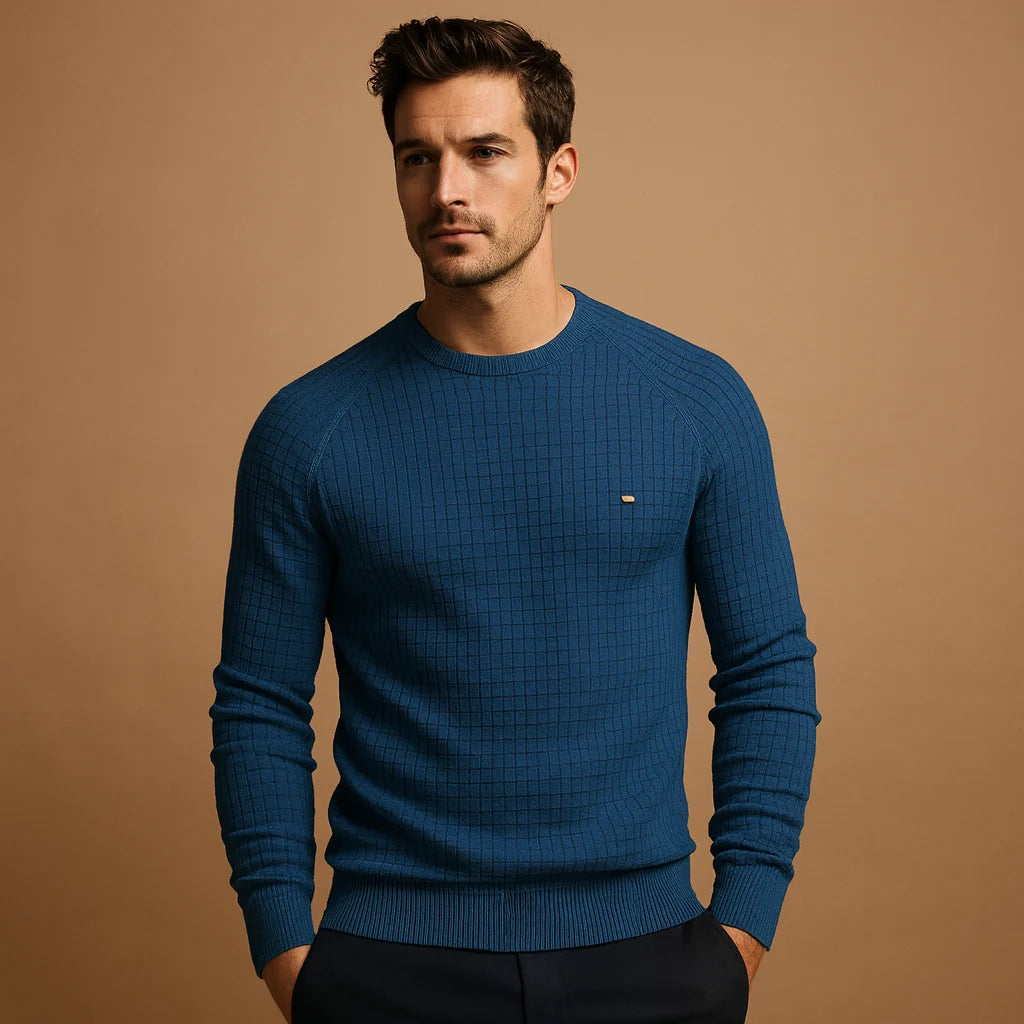 Men's Knitted Round Neck Sweater