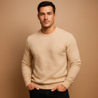 Men's Knitted Round Neck Sweater