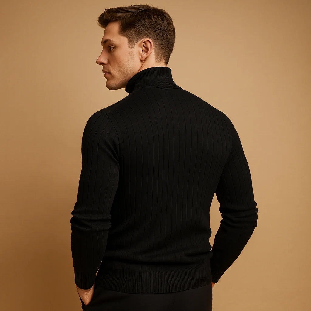 Men's Knitted Winter Turtleneck Sweater