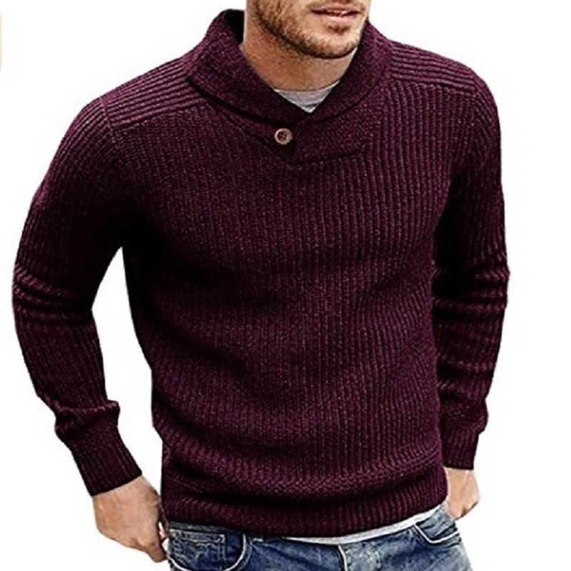 Men's Knitting Sweater with Modern Design