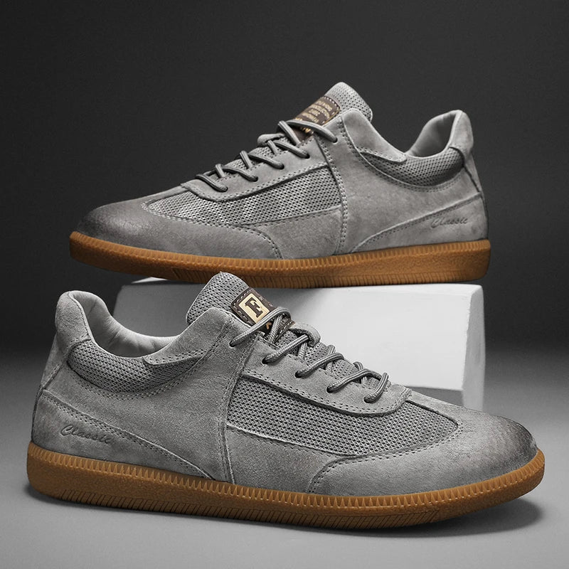 Men's Lace-Up Low-Top Sneakers for Everyday Casual Wear