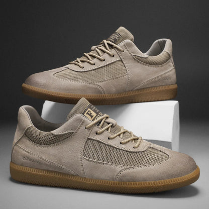 Men's Lace-Up Low-Top Sneakers for Everyday Casual Wear
