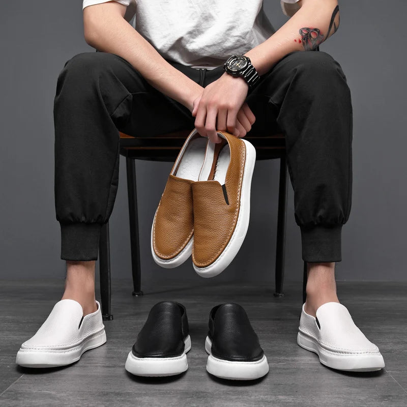 Men's Leather Casual Loafers